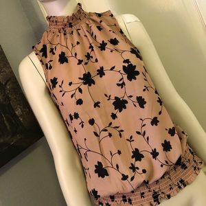 High neck sleeveless top